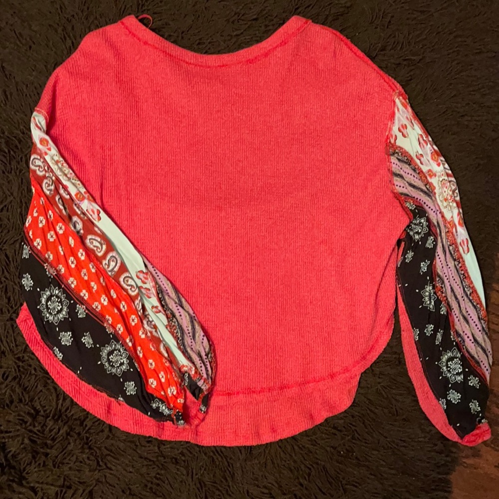 Free People Red Top